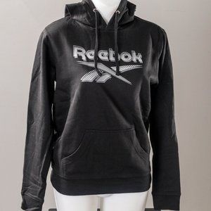 NWT Reebok | Black Logo Vector Hoodie - Medium